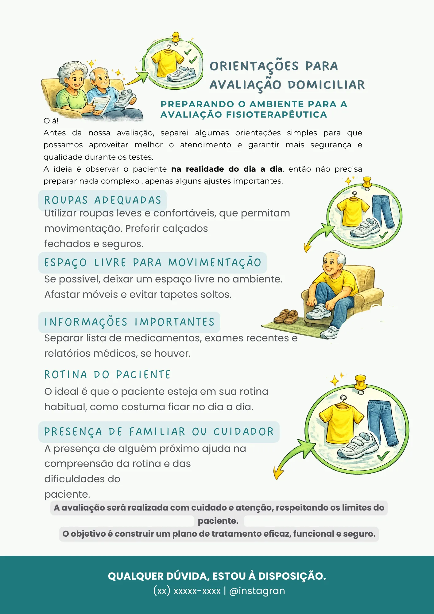 ORIENTAÇÕES PARA AVALIAÇÃO DOMICILIAR